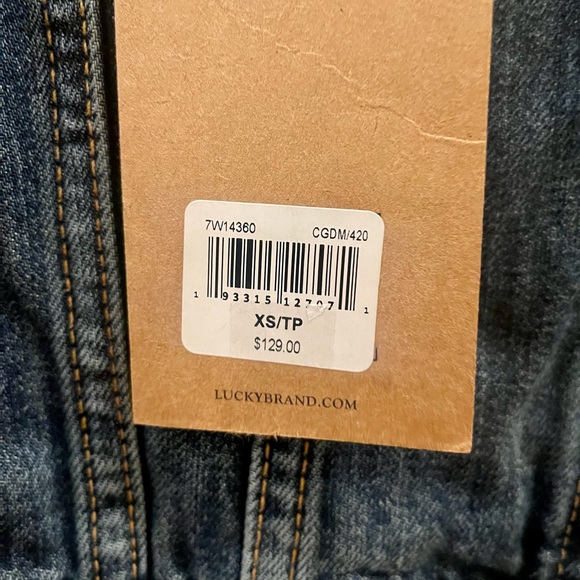 NWT:: Lucky Brand “Not My First Rodeo” Embroidered Jean Jacket XS - Picture 2 of 3